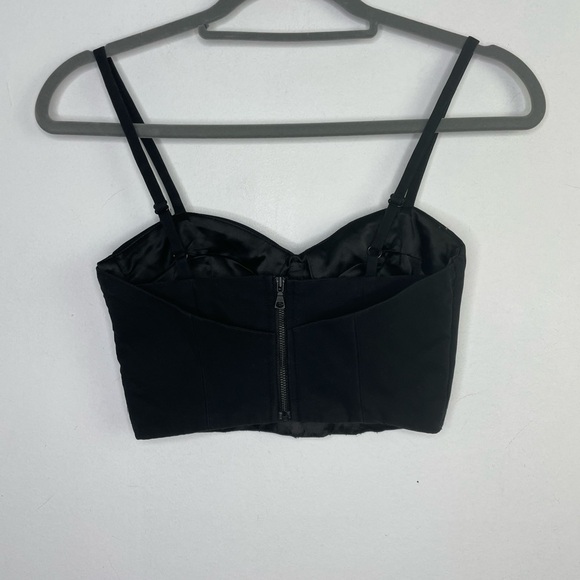 BARDOT cropped blazer zipper tank top - Picture 3 of 6